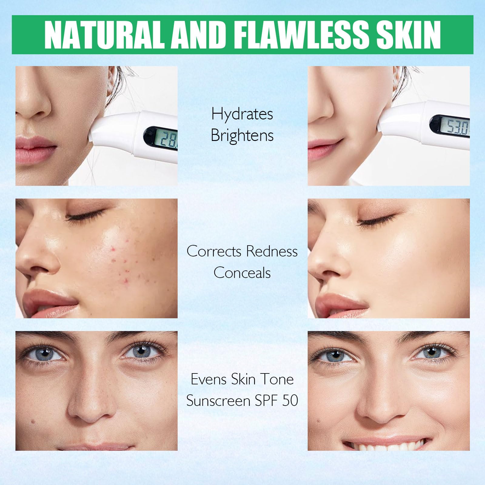 LSxia application on fingertips showing easy spread and quick priming benefit