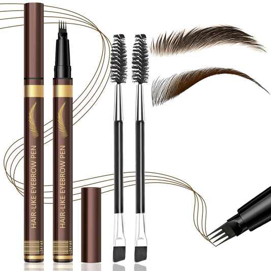 LSxia front packaging showing two microblading pens and brushes, easy-to-carry convenience