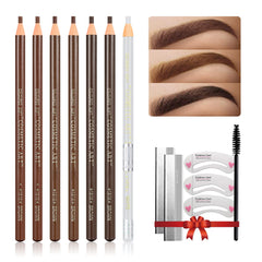 LSxia front packaging showing full eyebrow kit and tools, convenient all-in-one