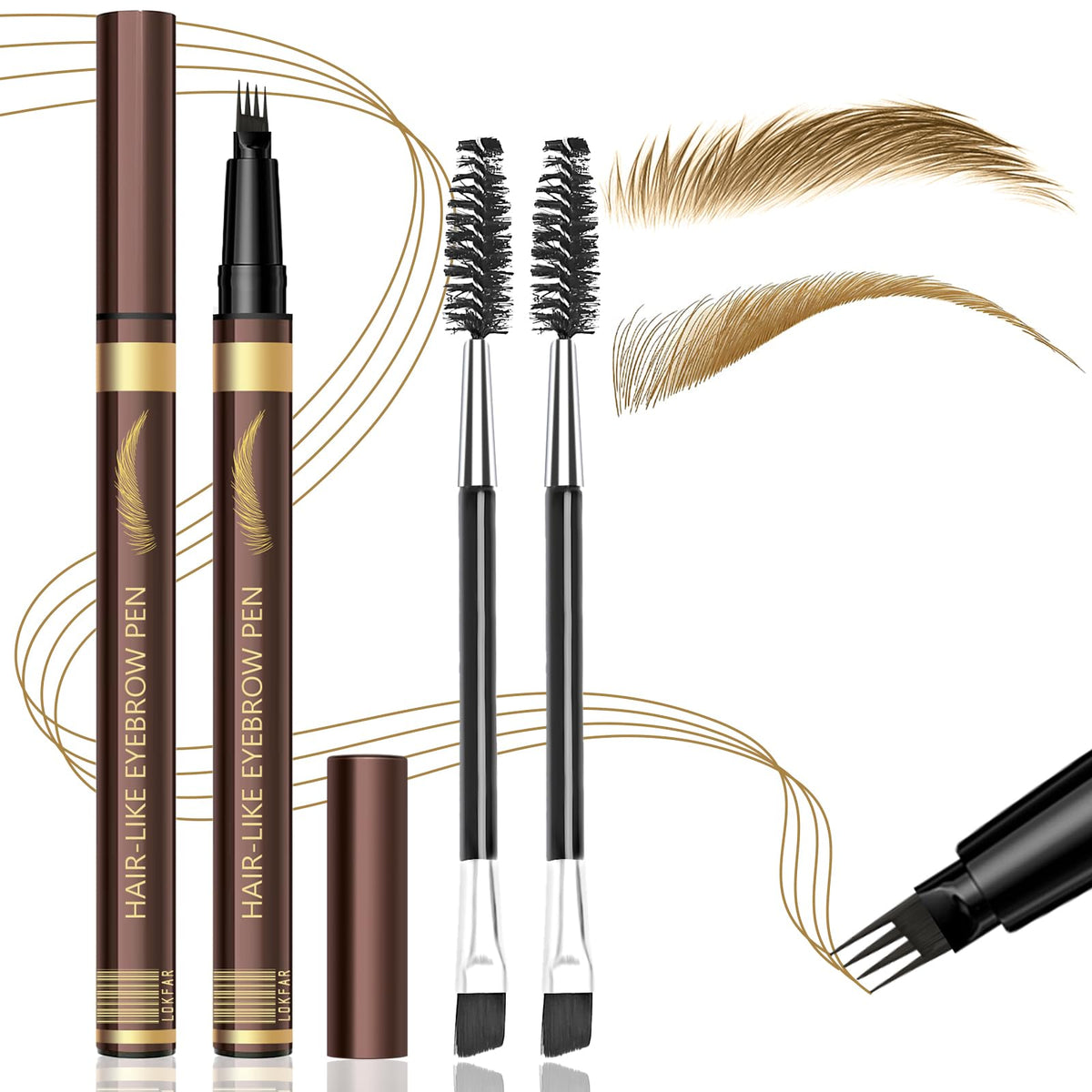 LSxia front packaging showing two pens and brushes, clear kit convenience