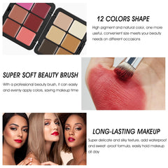 LSxia palette held in hand showing compact size for travel convenience