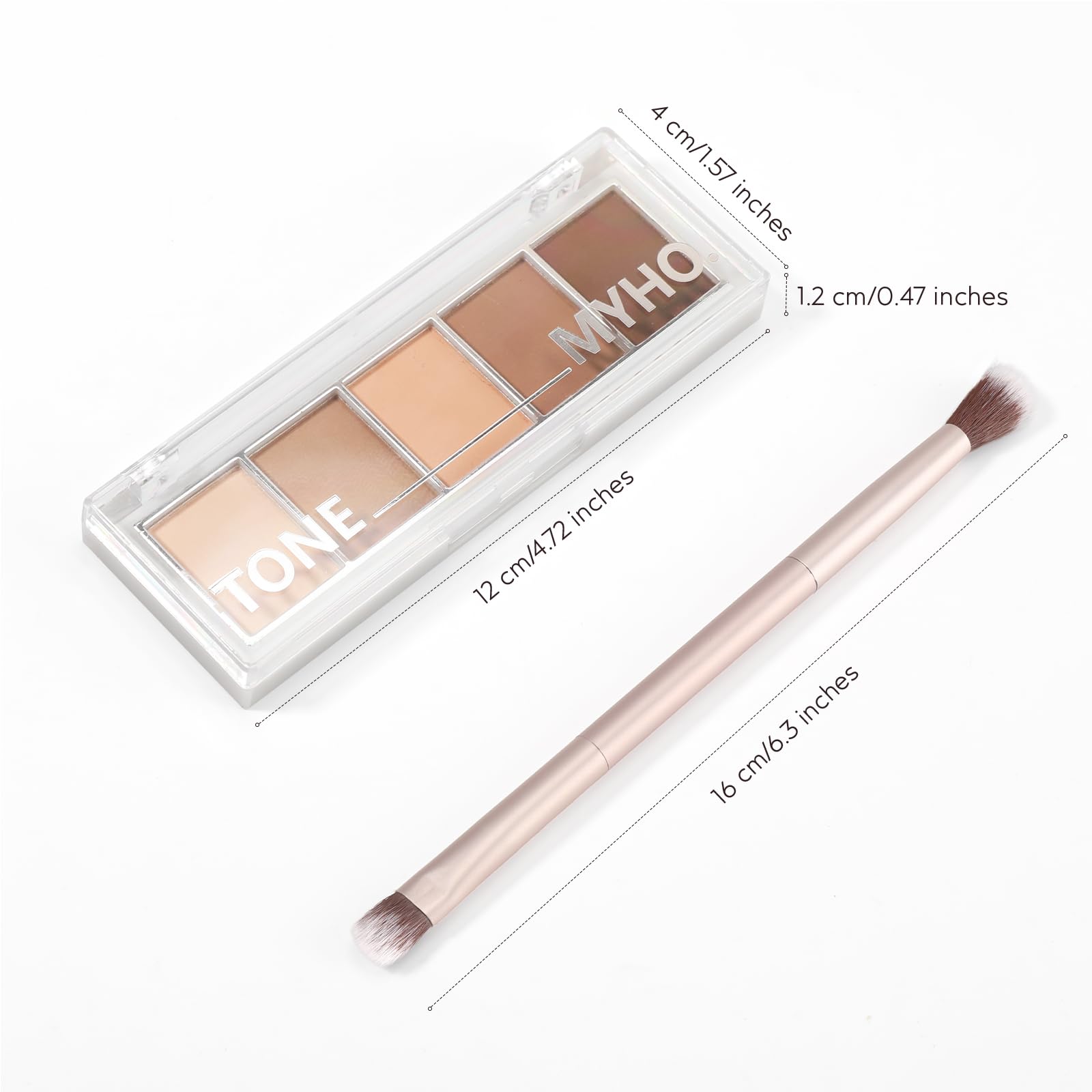 LSxia palette on a travel vanity illustrating easy touch-ups and on-the-go use