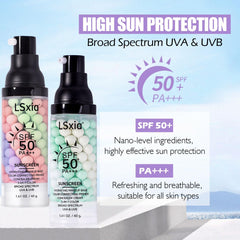 LSxia cream texture close up highlighting smooth blendability