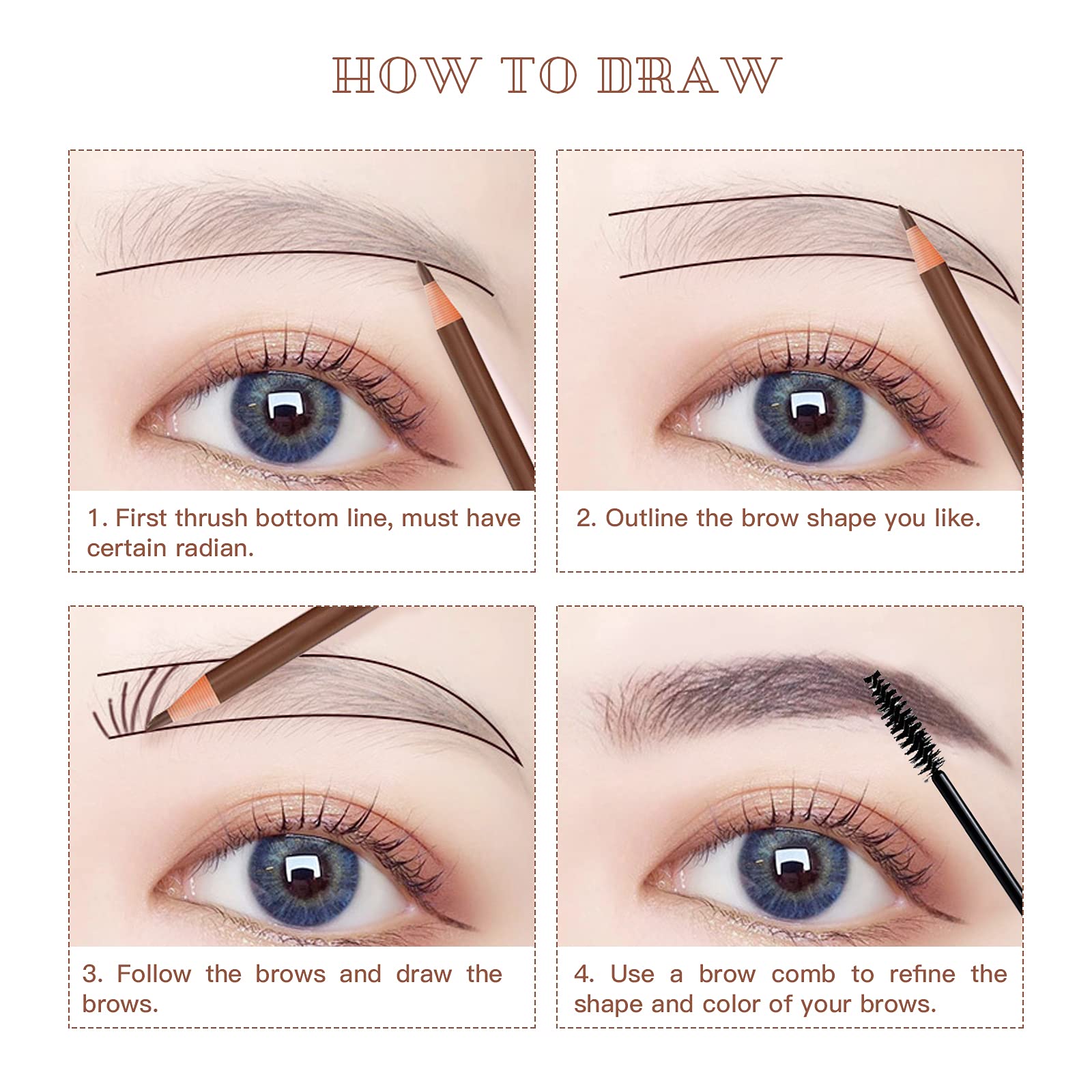 LSxia pencil stroke texture close-up on skin, smooth pigment and natural finish