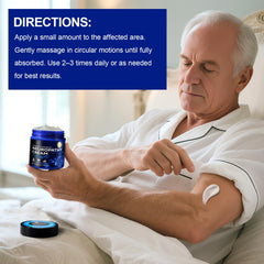 LTQXGT jar on nightstand showing bedtime use for overnight moisturizing comfort