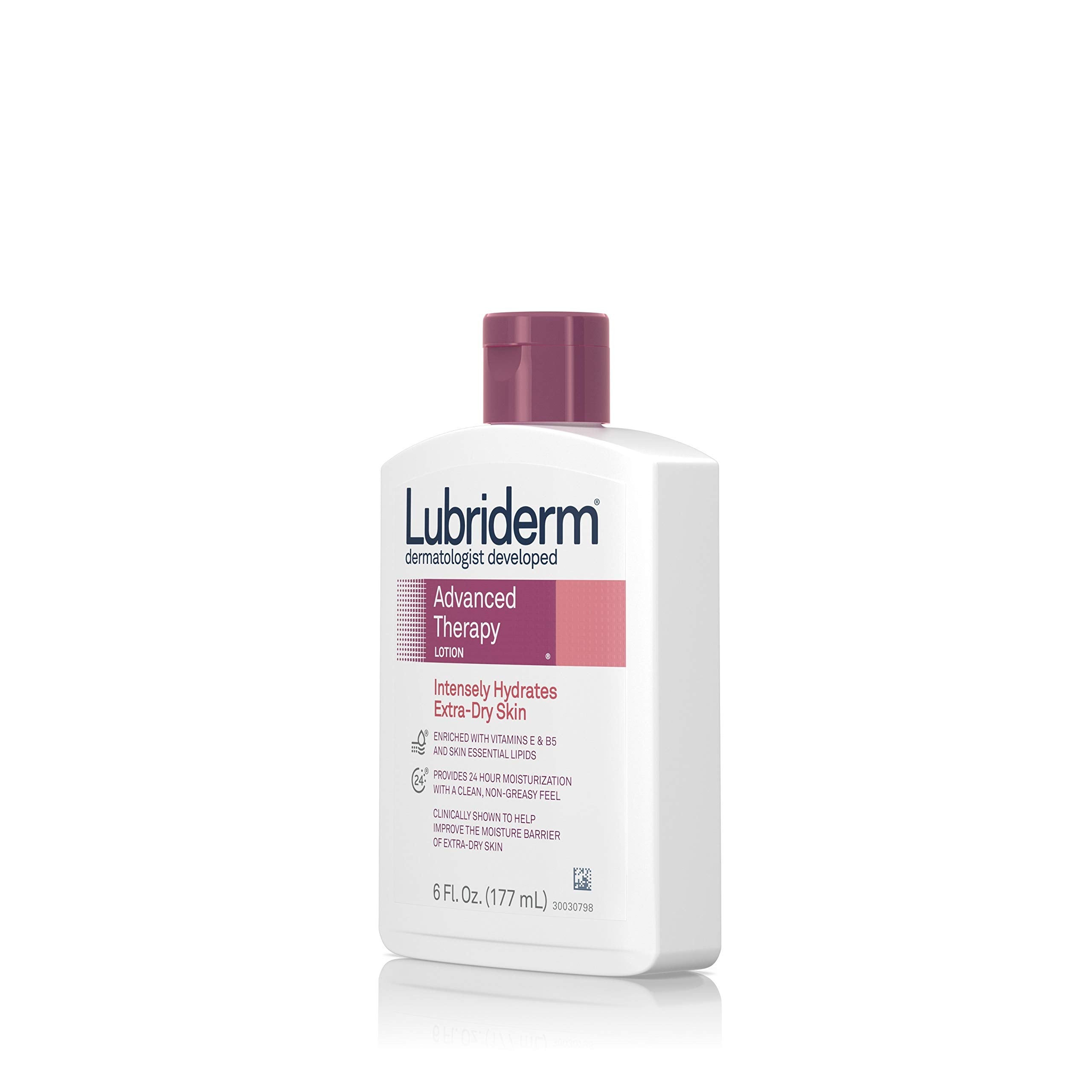 Bathroom shelf with Lubriderm for everyday routine and consistent hydration
