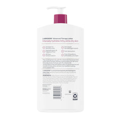 Lubriderm cap and dispense detail illustrating controlled use benefit