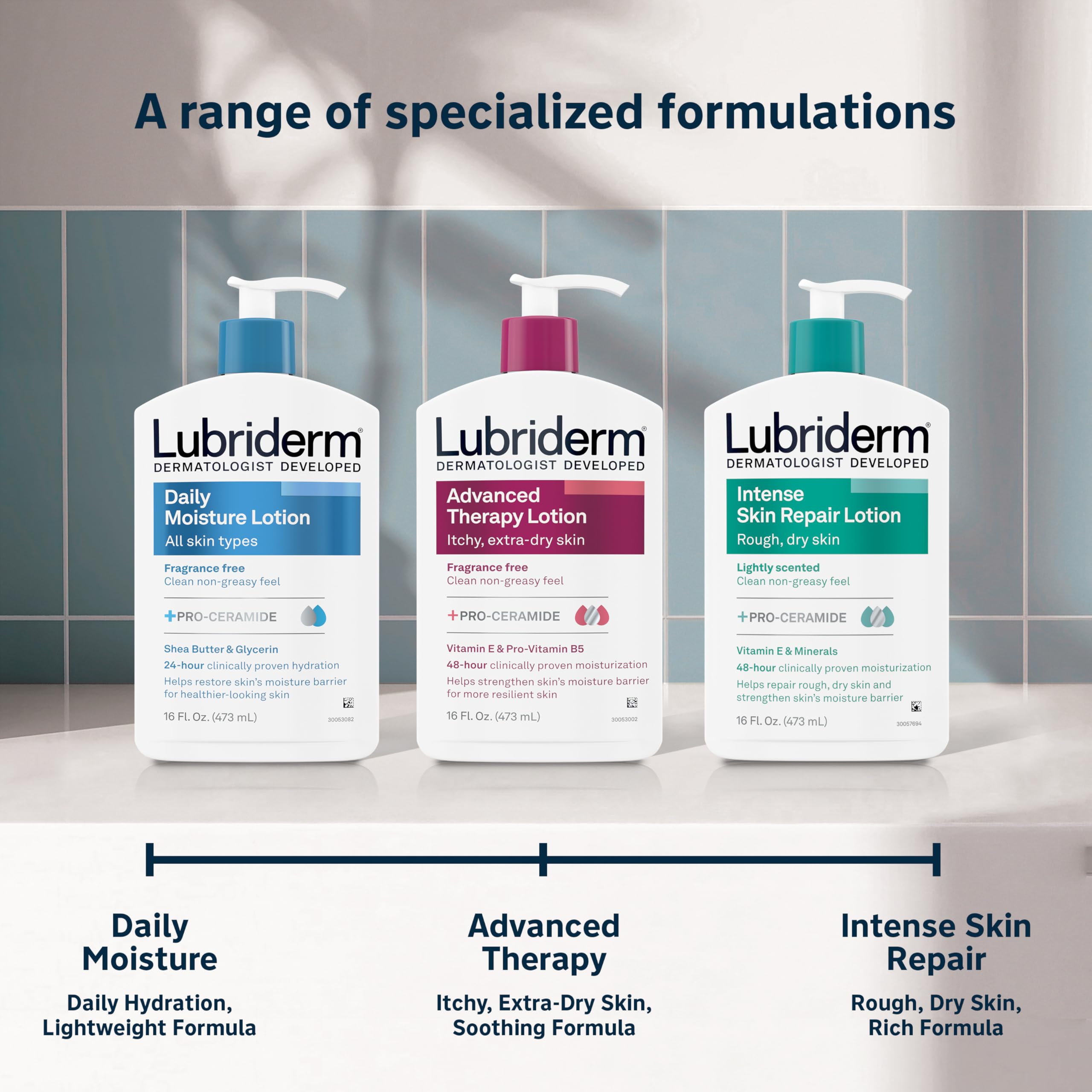 Lubriderm face application showing lightweight feel and gentle benefit