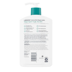 Lubriderm on bathroom shelf in lifestyle setting showing everyday use benefit