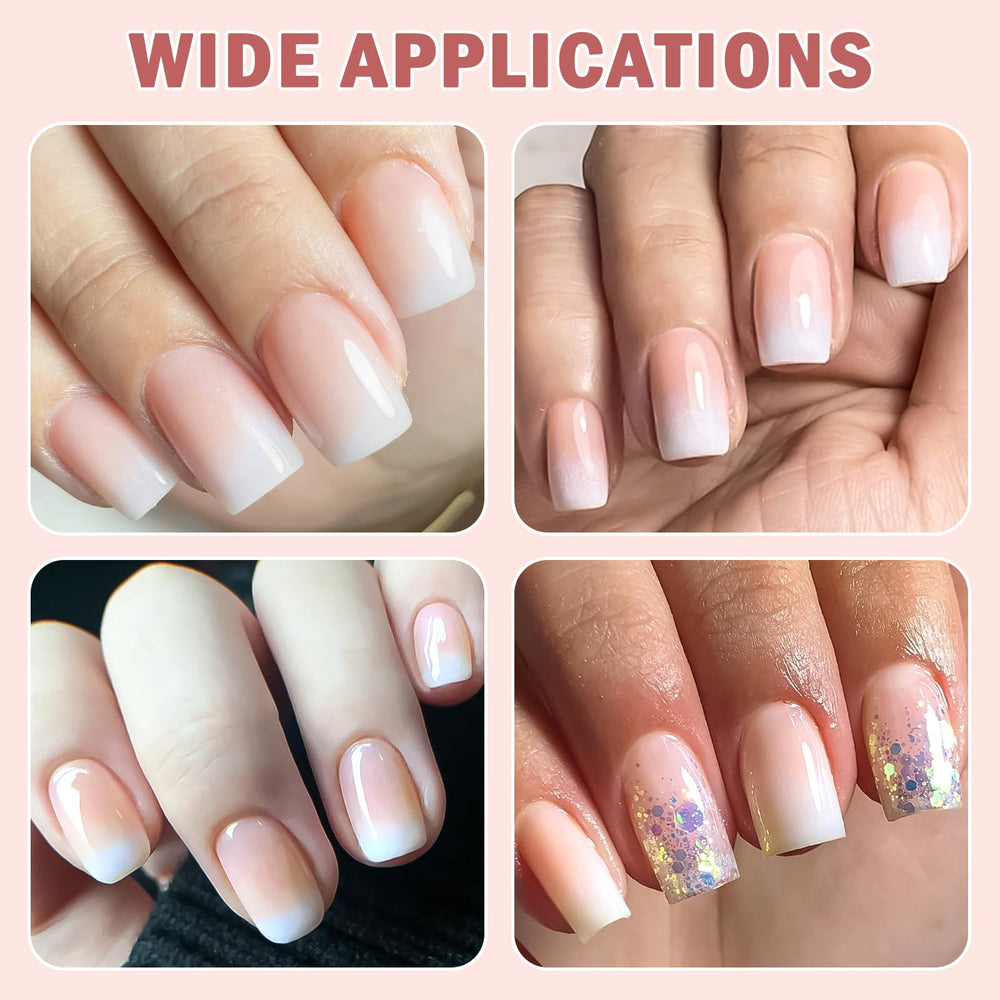 LuckForever finished nails worn with outfit showing polished look for events