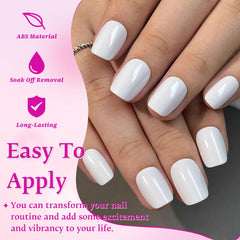 LuckForever peel-and-stick adhesive tab being applied to a tip for secure fast hold