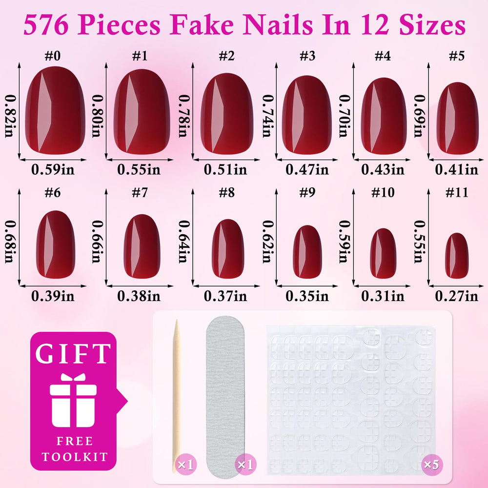 LuckForever color array display of 24 shades, helpful for outfit matching