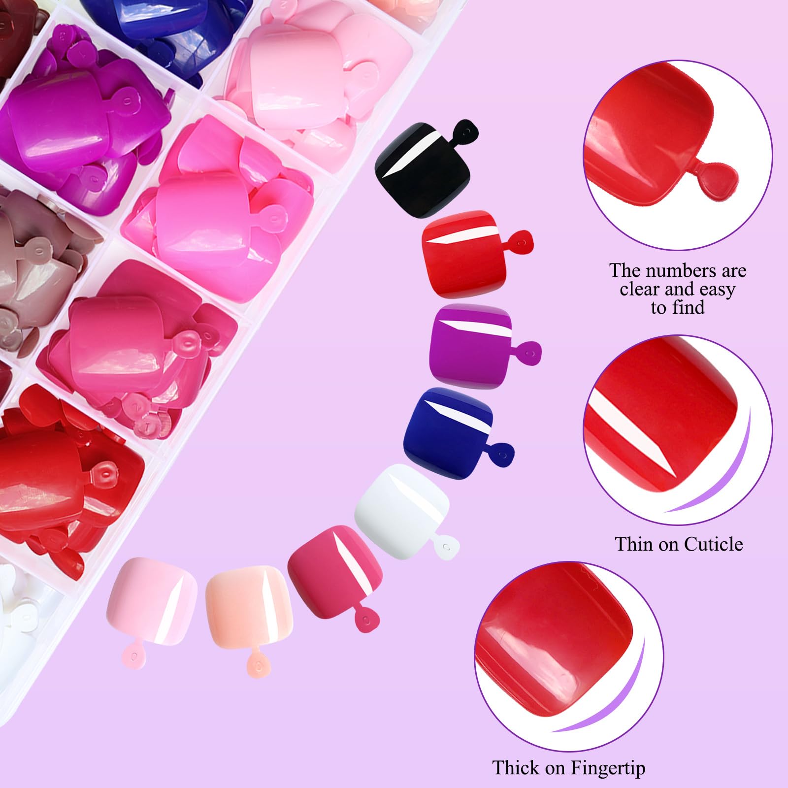LuckForever spread of 24 colors overhead displaying versatile shades for outfit matching