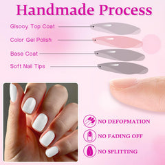 LuckForever nail file and wooden stick detail for shaping and cuticle prep convenience