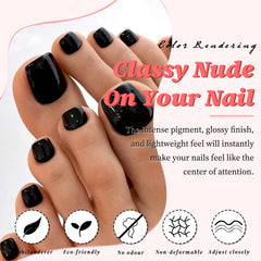 LuckForever nails held in hand to show scale and quick size selection convenience