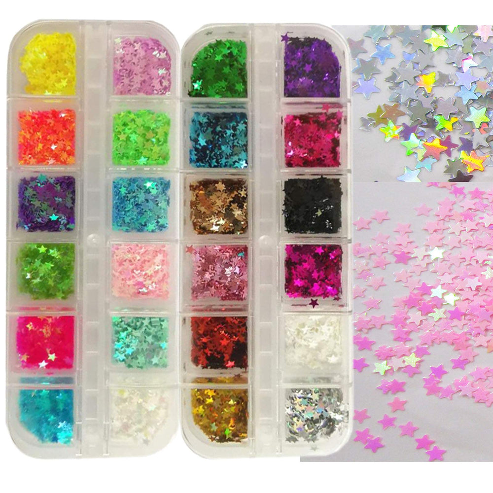 LuckForever stars used in festival makeup creating eye-catching sparkle
