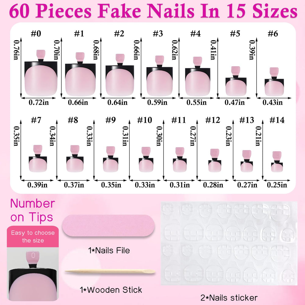 LuckForever size comparison chart showing multiple sizes for proper fit