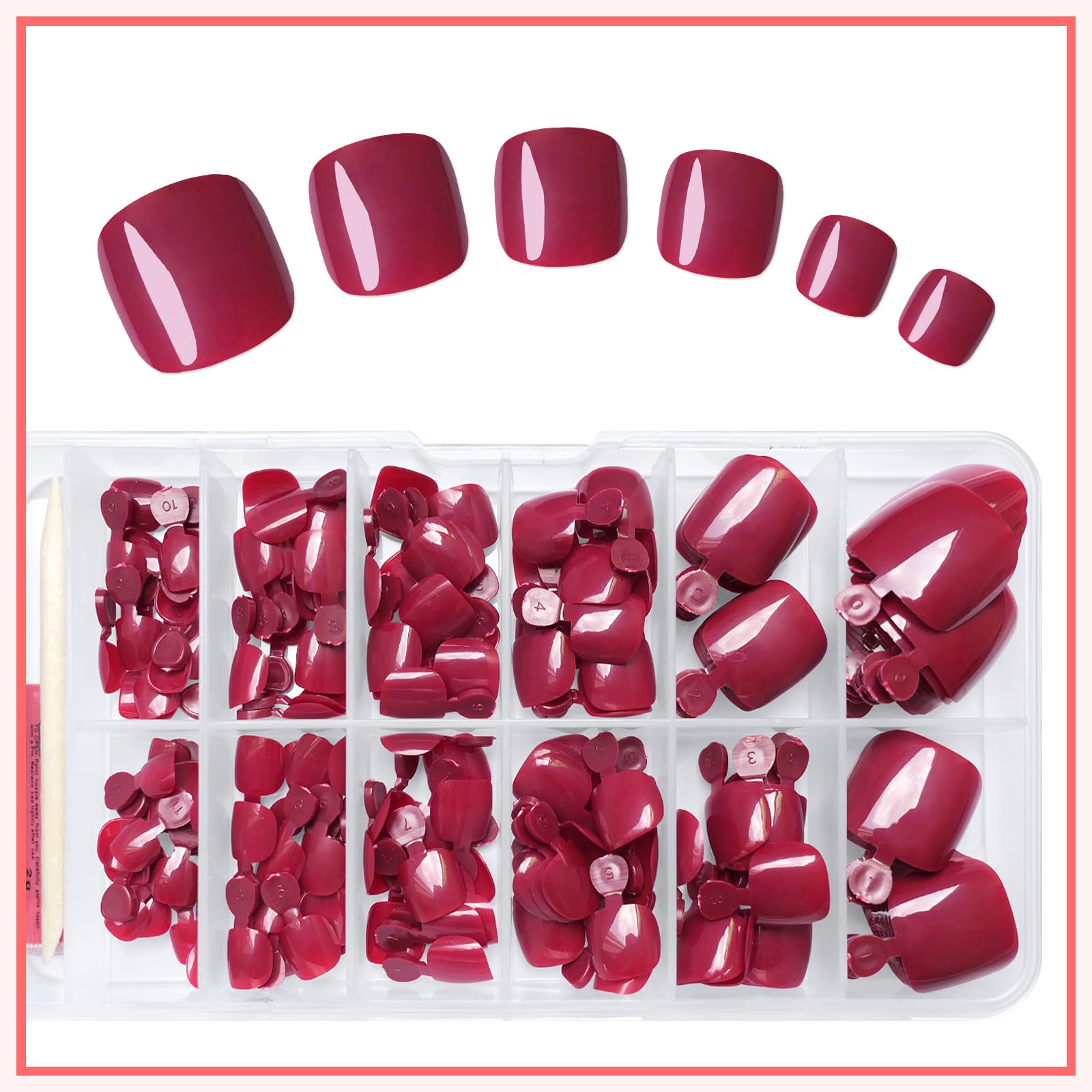 LuckForever storage grid open with 12 sizes for organized access