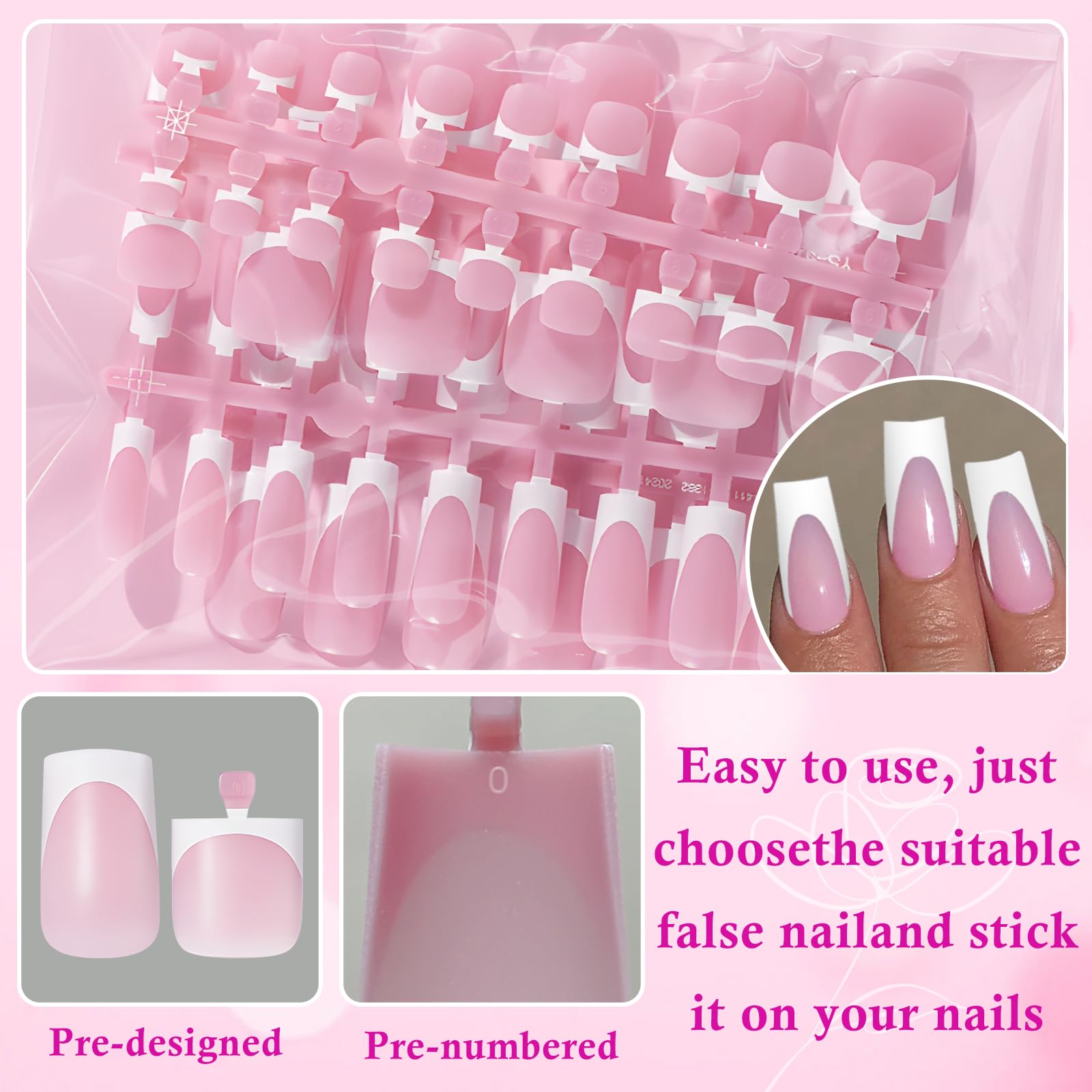 LuckForever toenails in sandals showcasing white French tips and summer-ready style