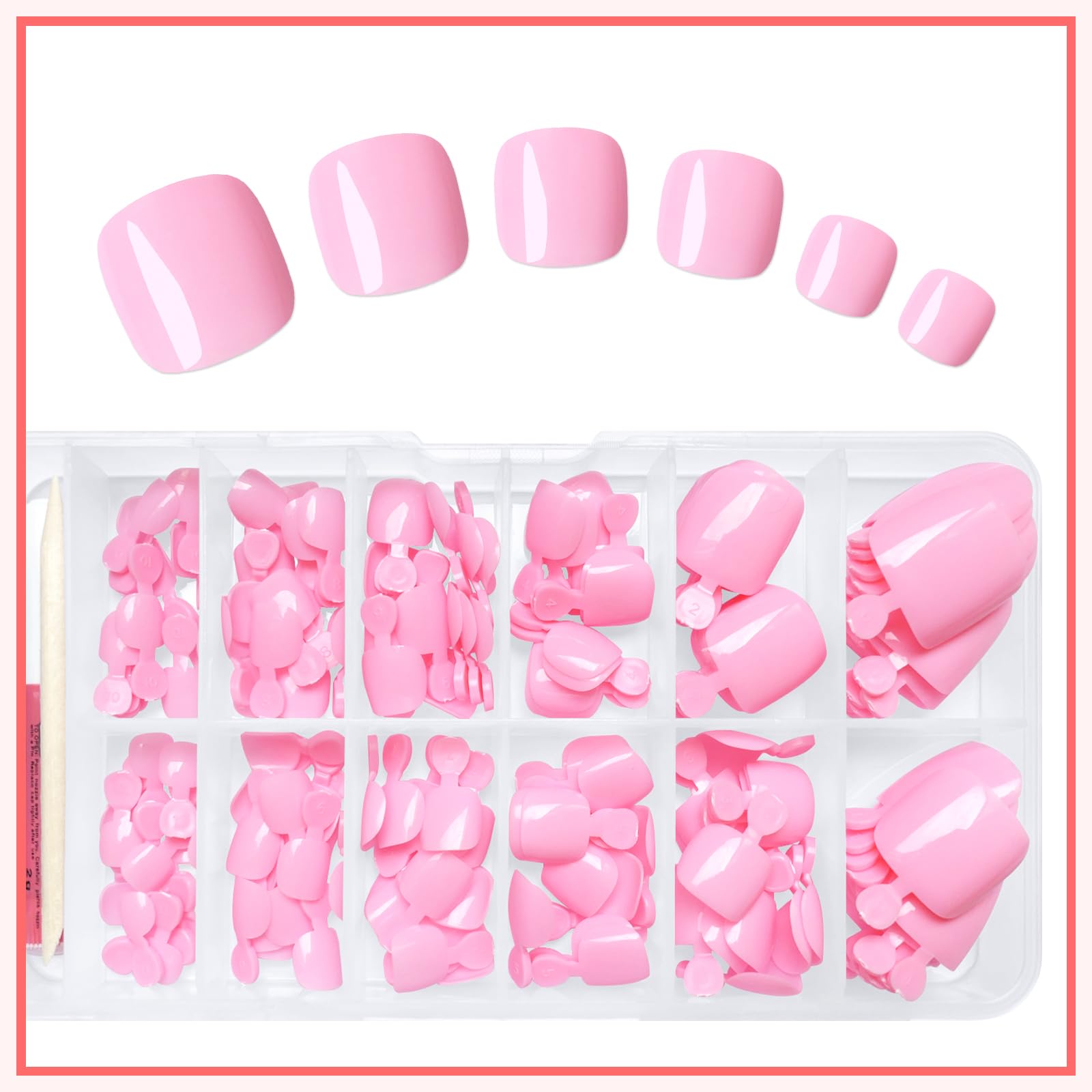 LuckForever applied on feet demonstrating natural pink look, ideal for everyday wear