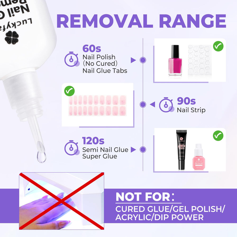 Luckyfairy used with nail oil showing moisturized nail benefit