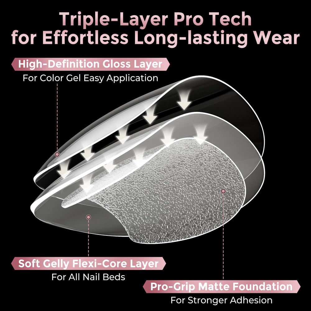 Luckyfairy thin back end with shallow curve for comfortable natural wearing feel