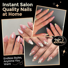 Luckyfairy close-up matte texture enhancing adhesion and polish grip