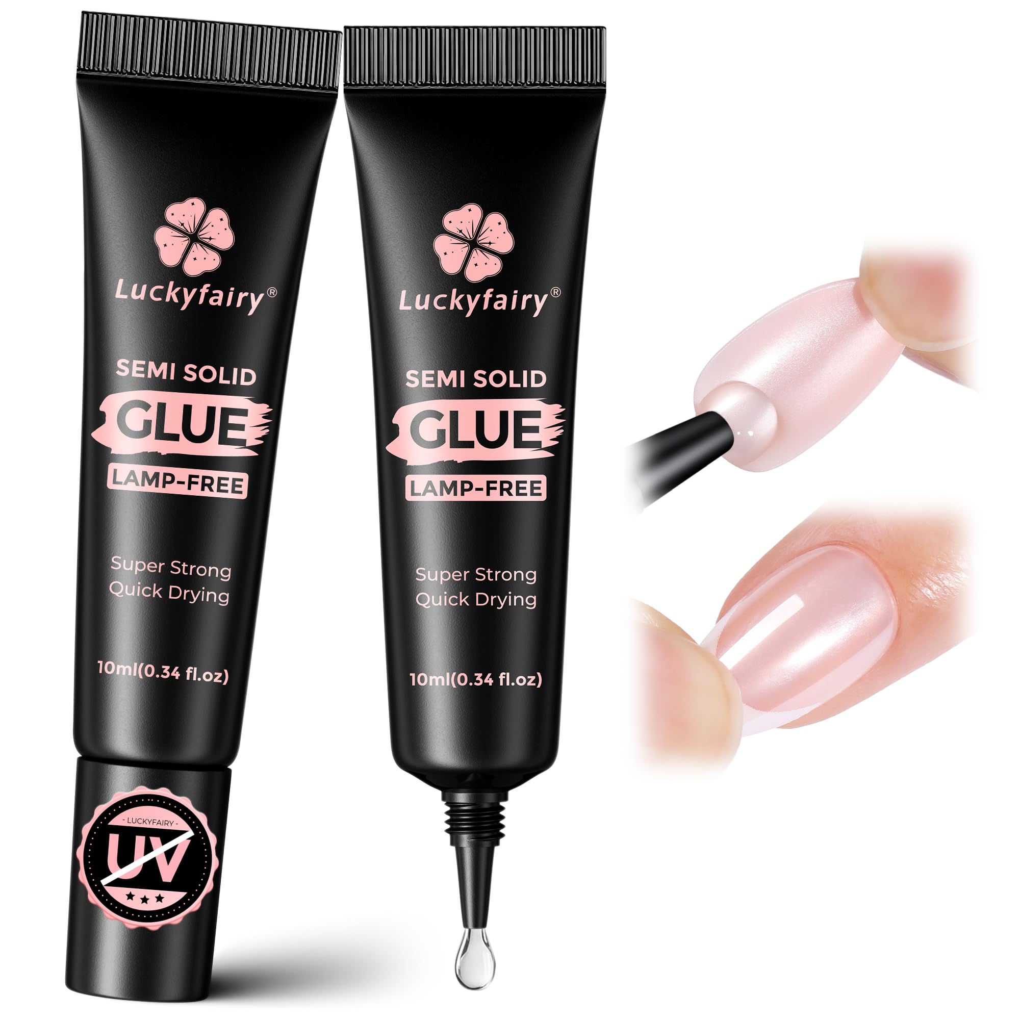 Luckyfairy front packaging showing two 10g tubes and clear product benefits