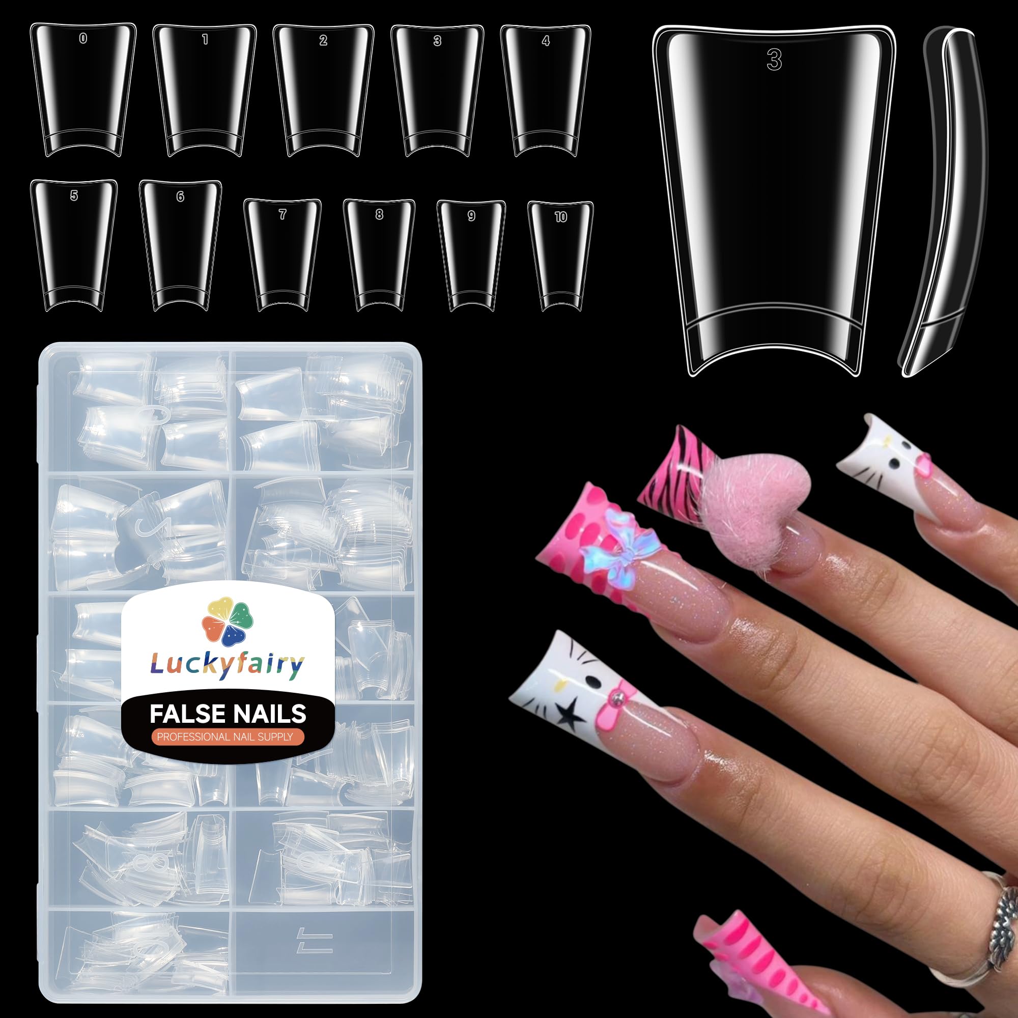 Luckyfairy front packaging showing 504 duck tips and benefits