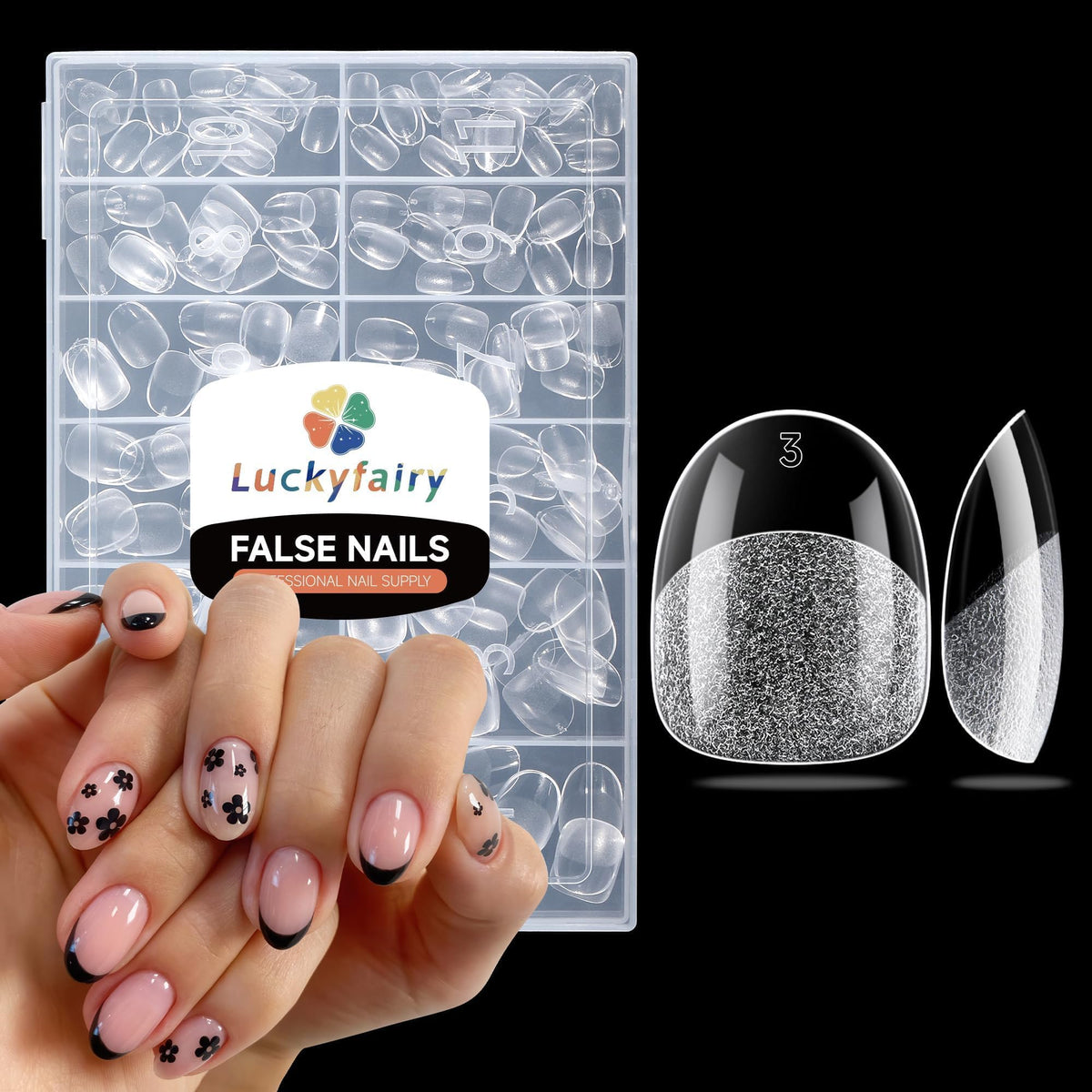 luckyfairy front packaging showing 240-piece set and benefits