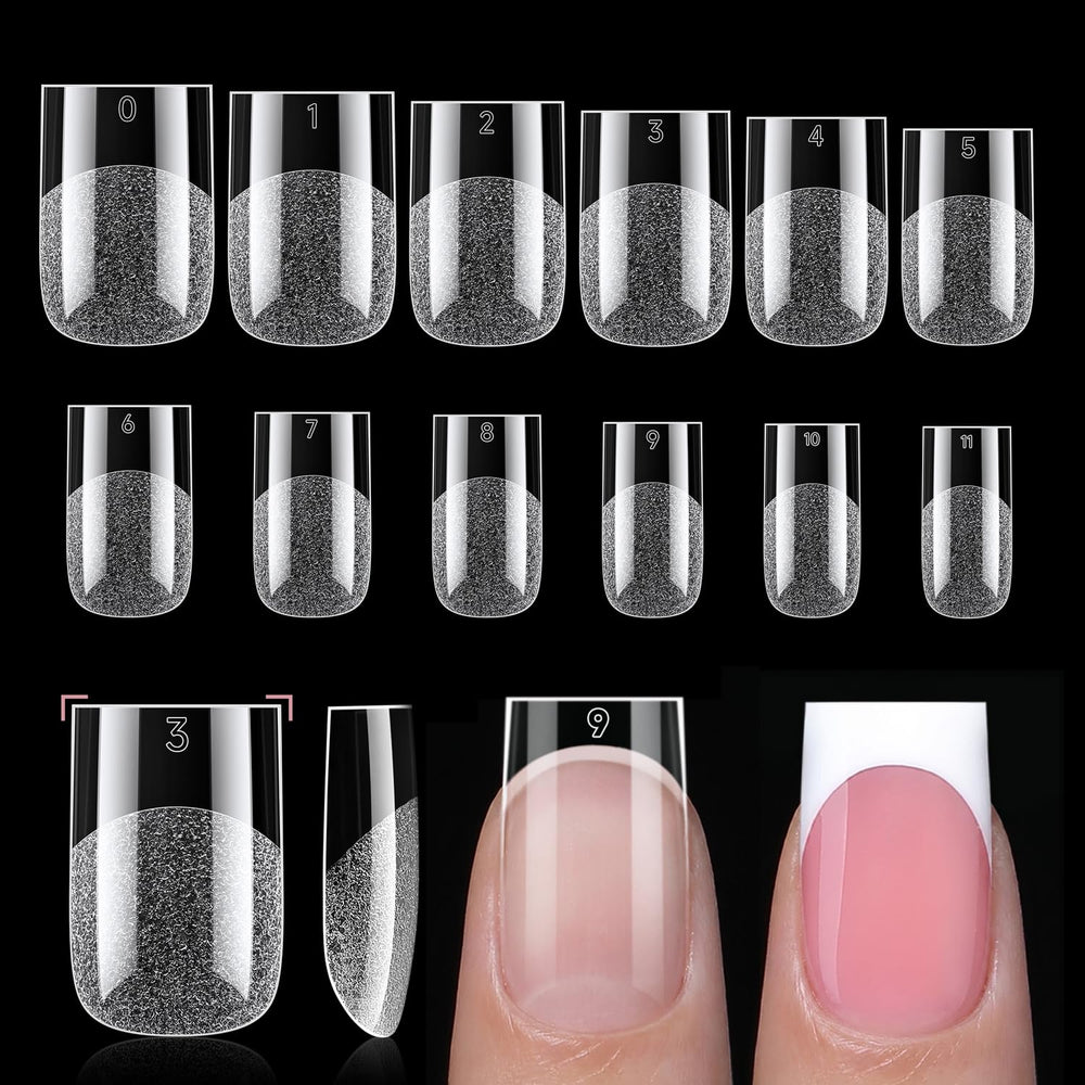 Luckyfairy front packaging showing 240-piece set and salon look benefits