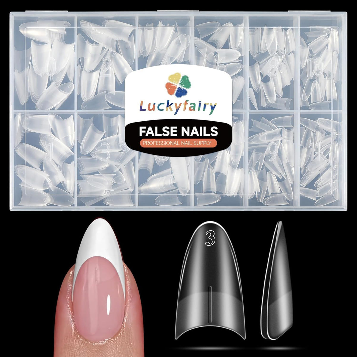 luckyfairy front packaging showing 360-piece kit and benefits