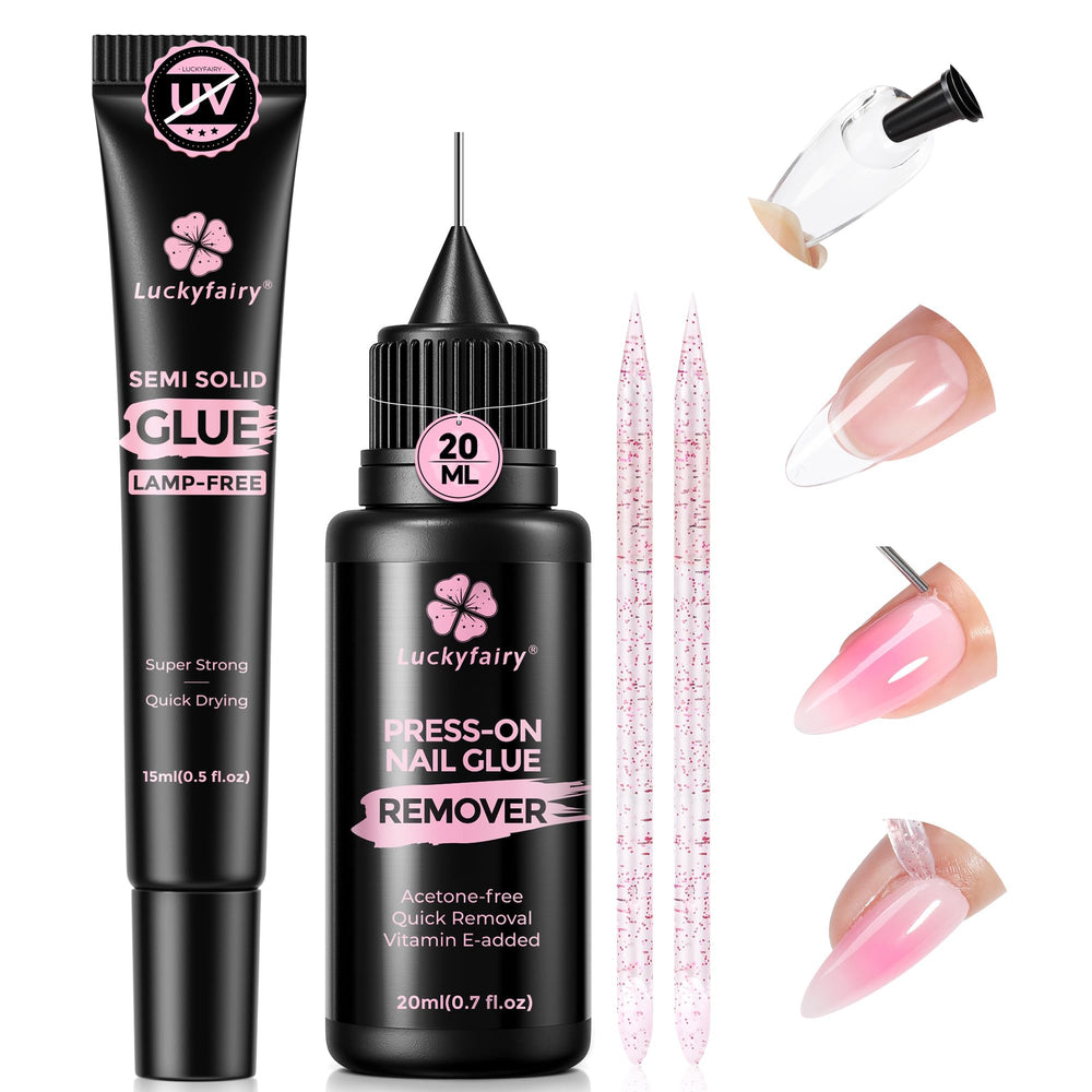Luckyfairy front packaging showing complete 4PCS kit and benefits