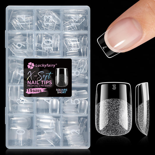 Luckyfairy front packaging showing 270pcs and 15 sizes for quick selection