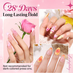 Luckyfairy gel texture close-up illustrating non-flowing, easy placement