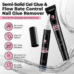 luckyfairy glue nozzle detail demonstrating precision and mess-free control