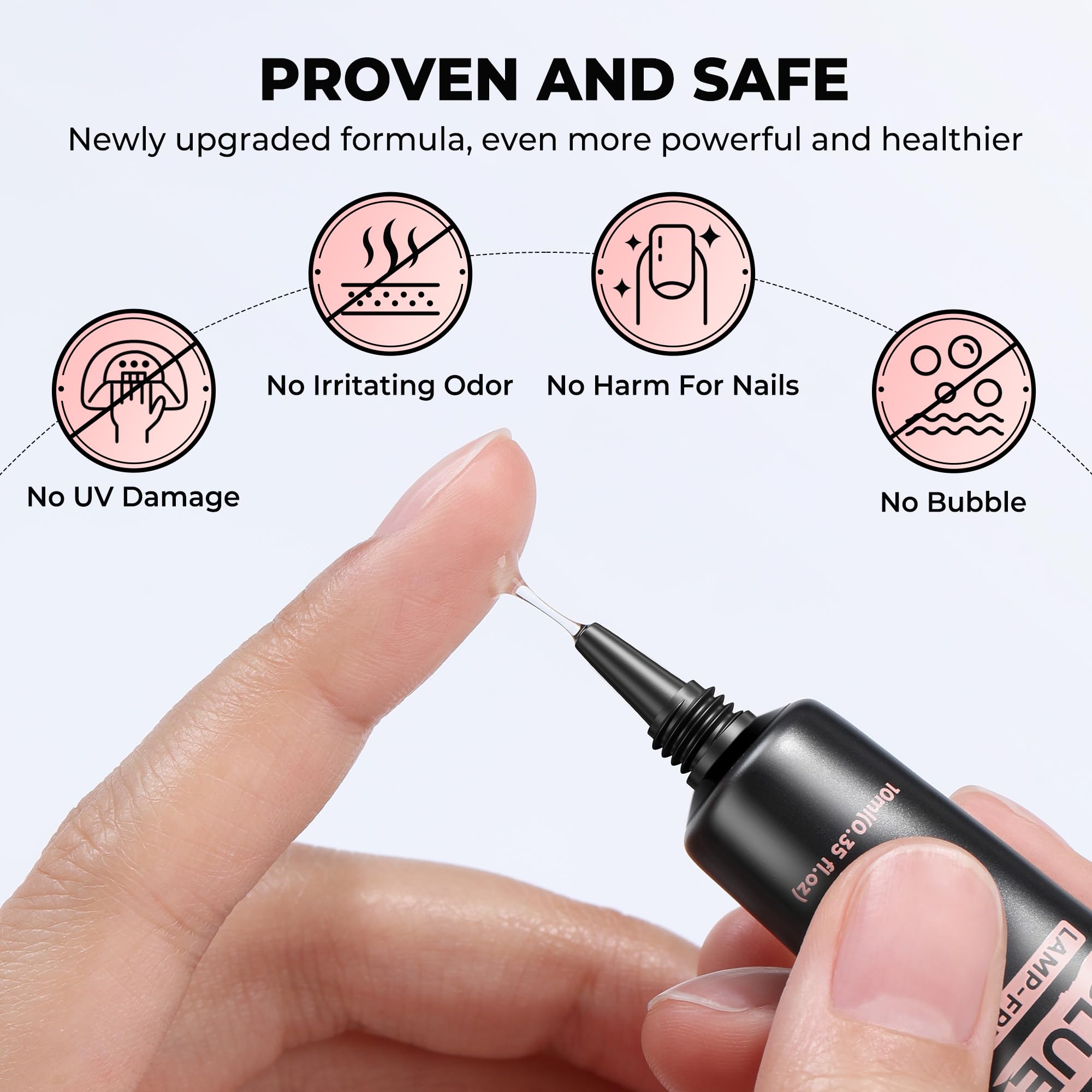 Luckyfairy tube label showing directions and compatibility for confident use