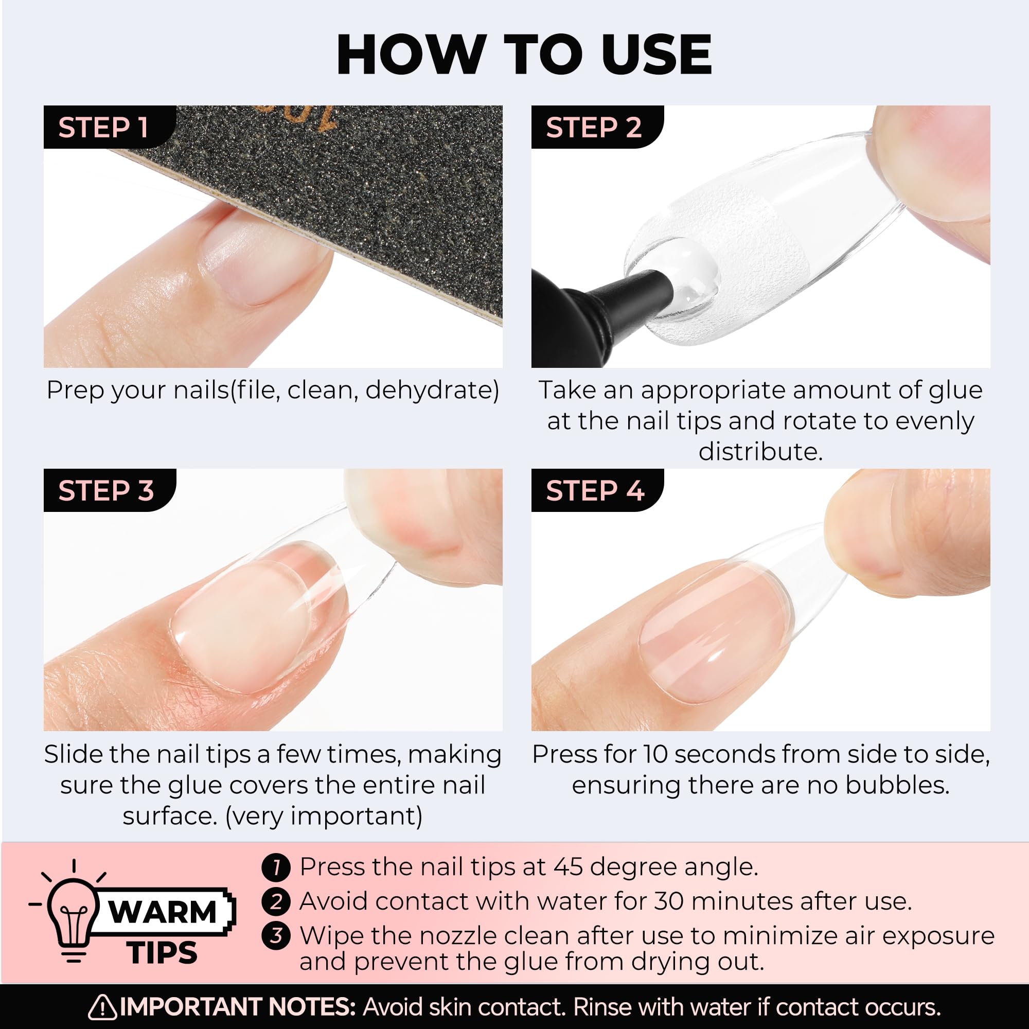 Luckyfairy used in at-home manicure scene demonstrating salon-quality results
