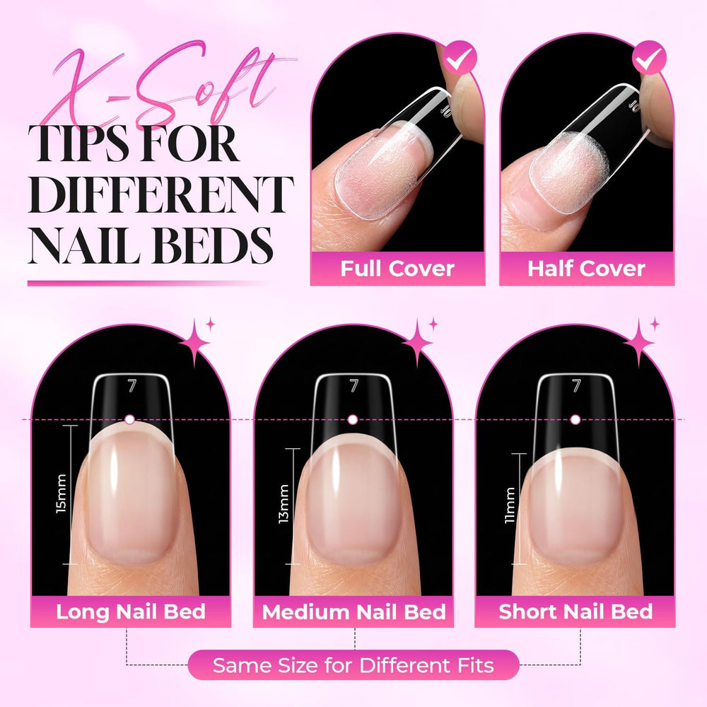 Luckyfairy lifestyle image of worn nails showing natural look and longevity