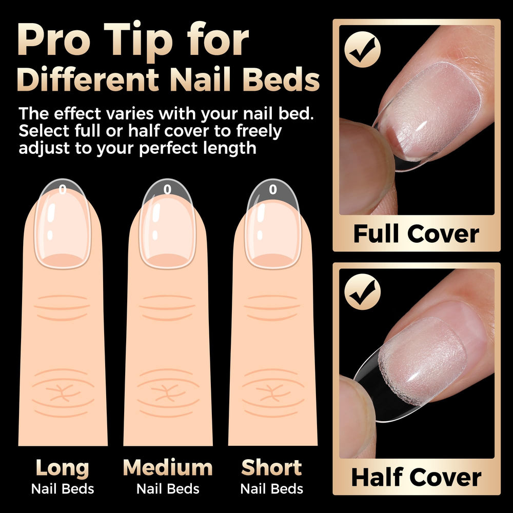 luckyfairy lifestyle image of woman wearing short oval nails for everyday style