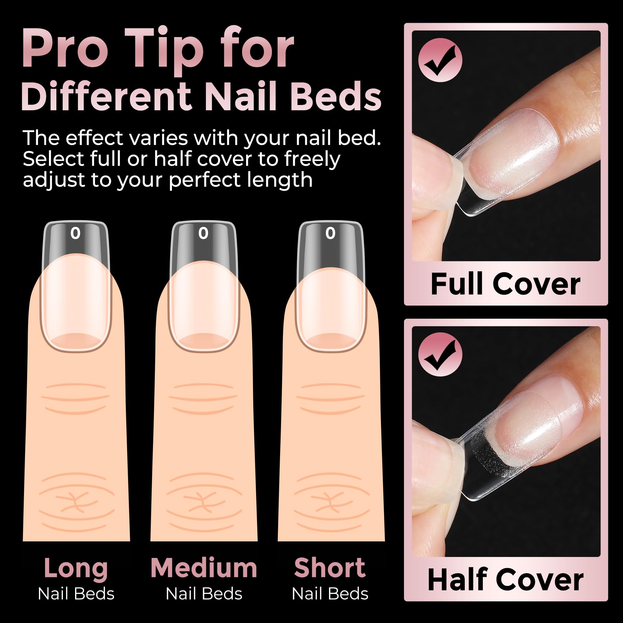 Luckyfairy decorated tips ready for nail art inspiring design versatility