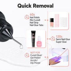 Luckyfairy precision tip close-up for targeted application and mess-free removal