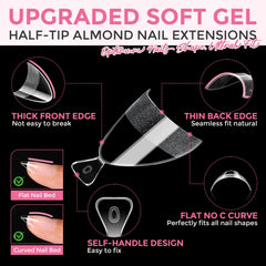 Luckyfairy step-by-step press-on application speeding salon finish