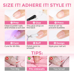 Luckyfairy hand holding tip beside coin to show scale and sizing clarity benefit