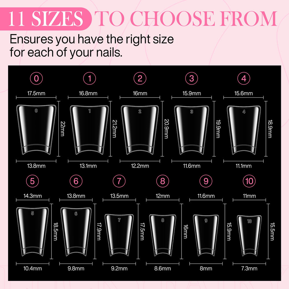 Luckyfairy scale comparison on hand showing sizes and coverage