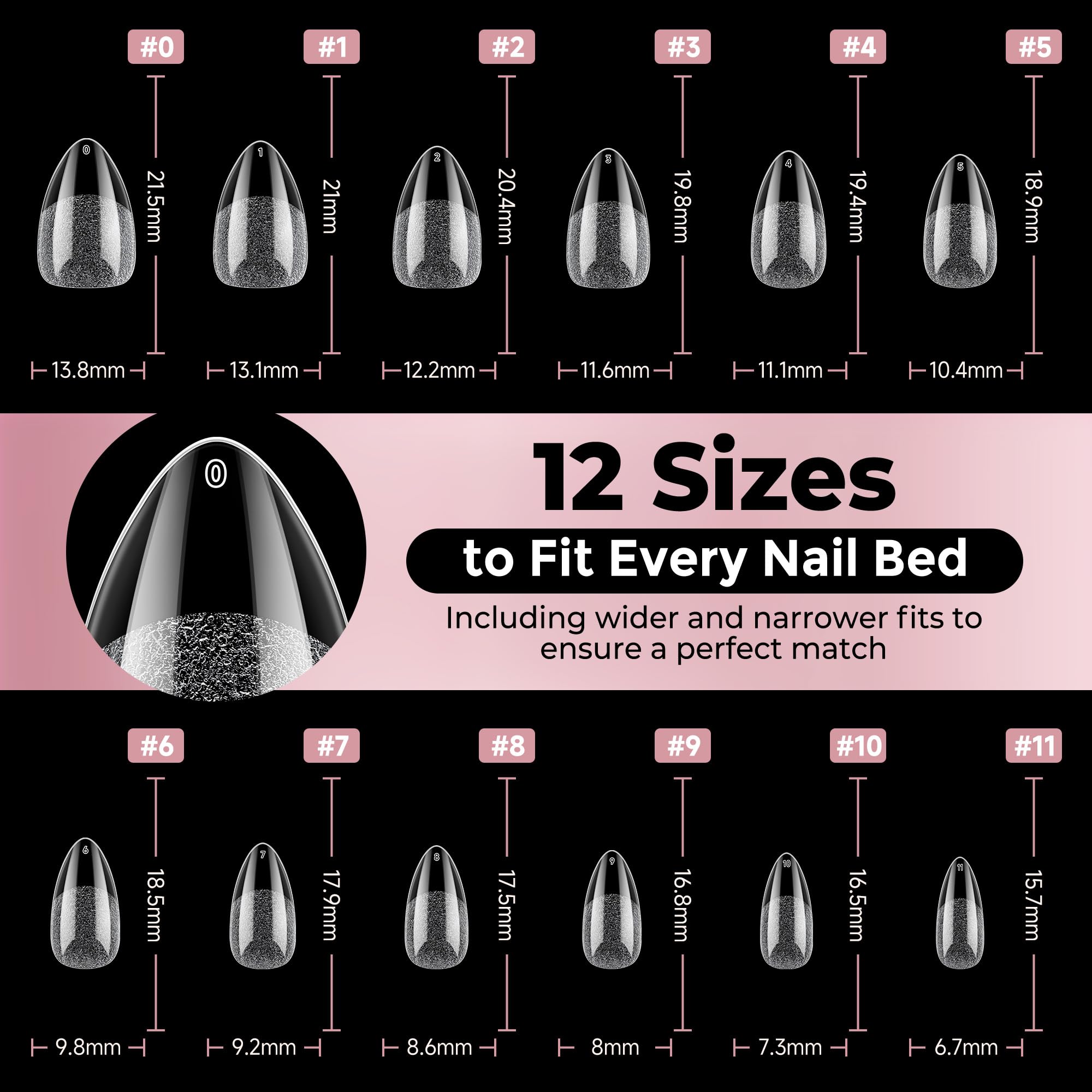 Luckyfairy tips beside ruler showing scale and quantity for size matching accuracy