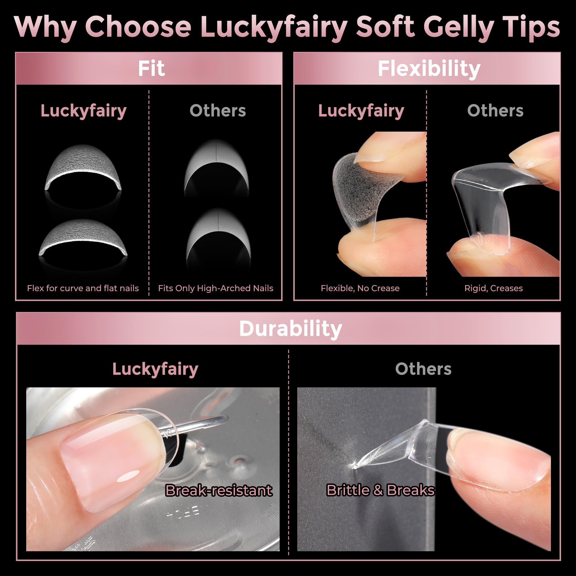 Luckyfairy tips next to a coin showing true size and scale