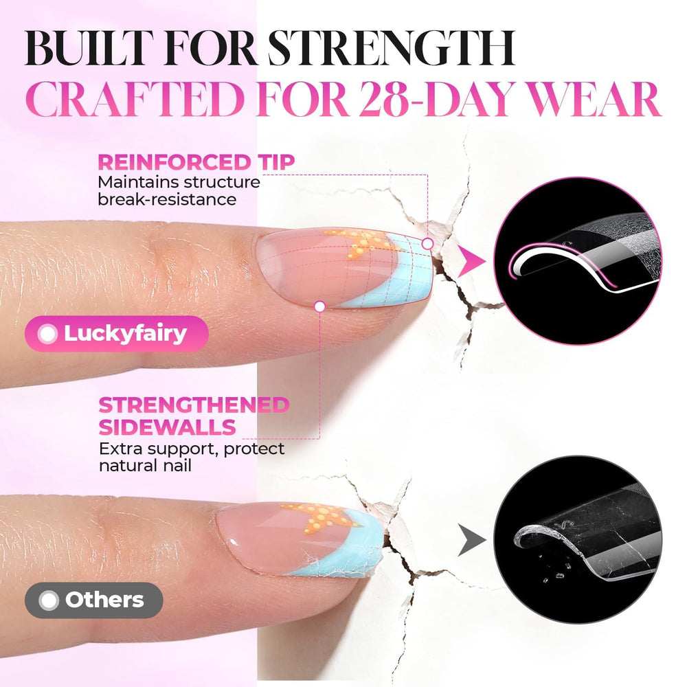 Luckyfairy side profile highlighting X-Soft flex and no C-curve fit