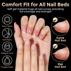 Luckyfairy side view highlighting tip thickness and comfortable curve