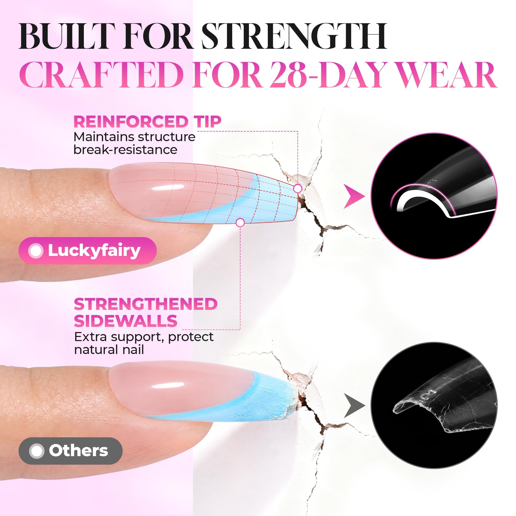 Luckyfairy 15-size array laid out to help find the perfect fit